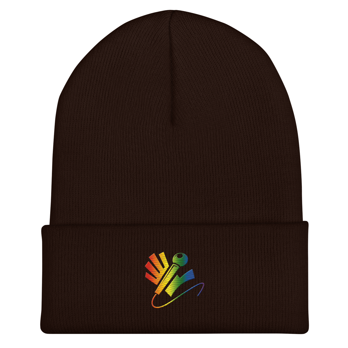 Nazzy Nation Rainbow Cuffed Beanie