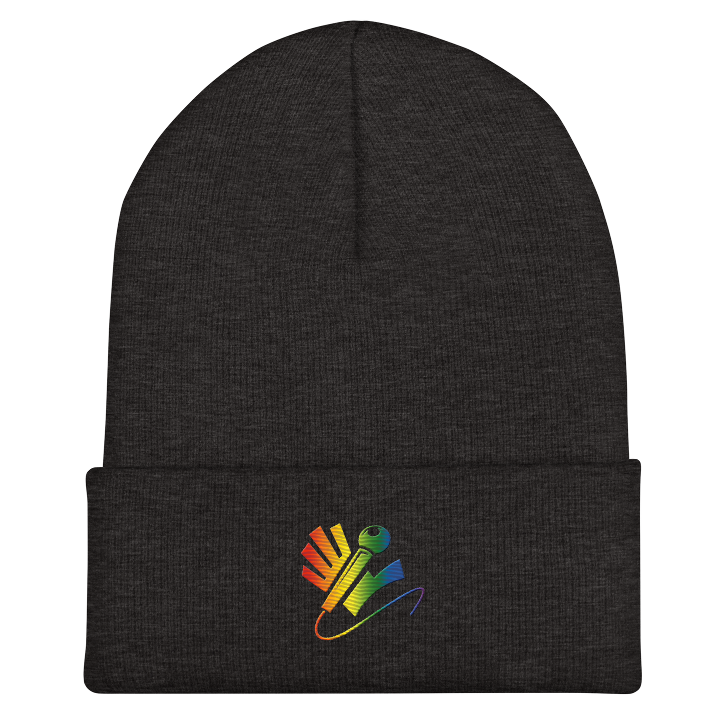 Nazzy Nation Rainbow Cuffed Beanie
