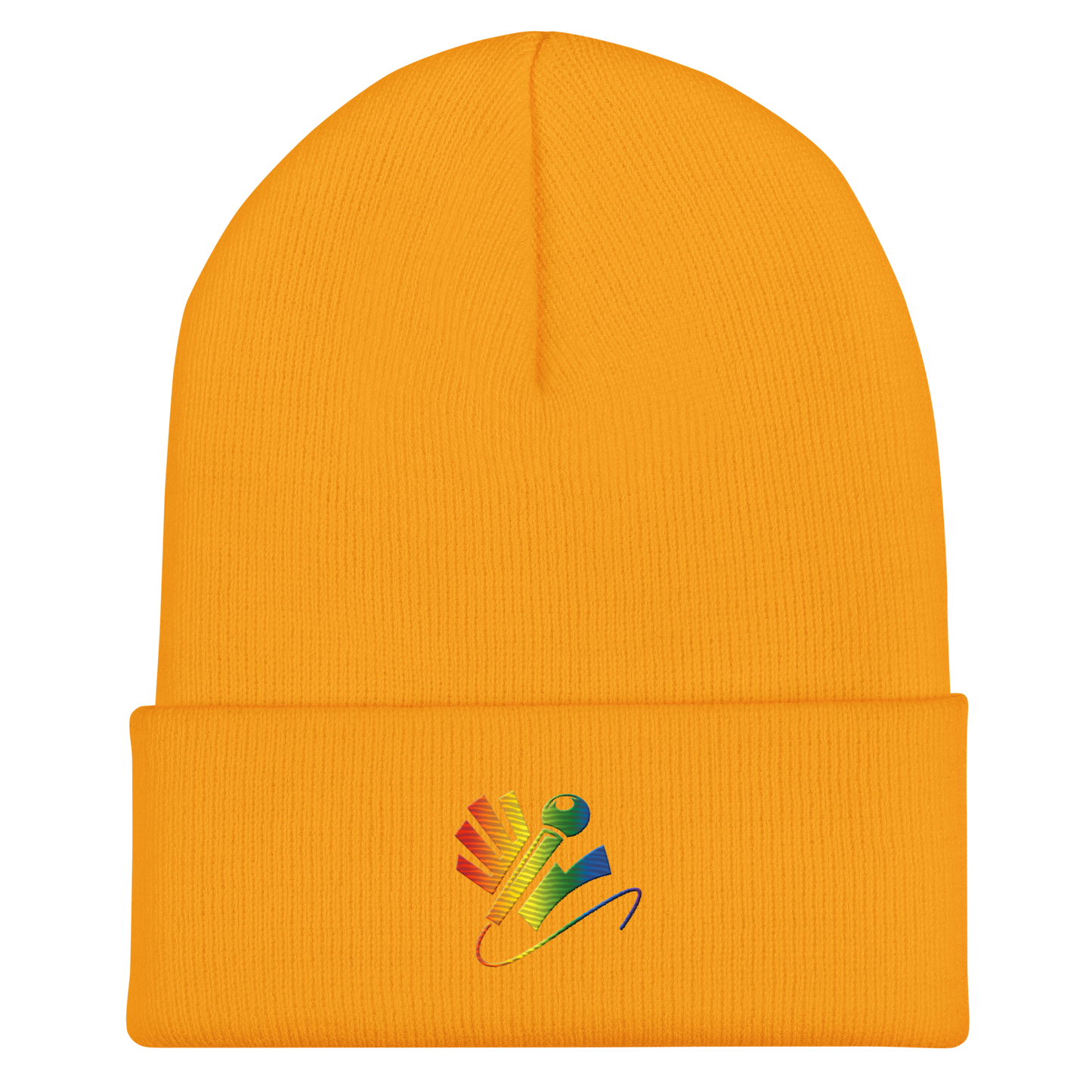 Nazzy Nation Rainbow Cuffed Beanie