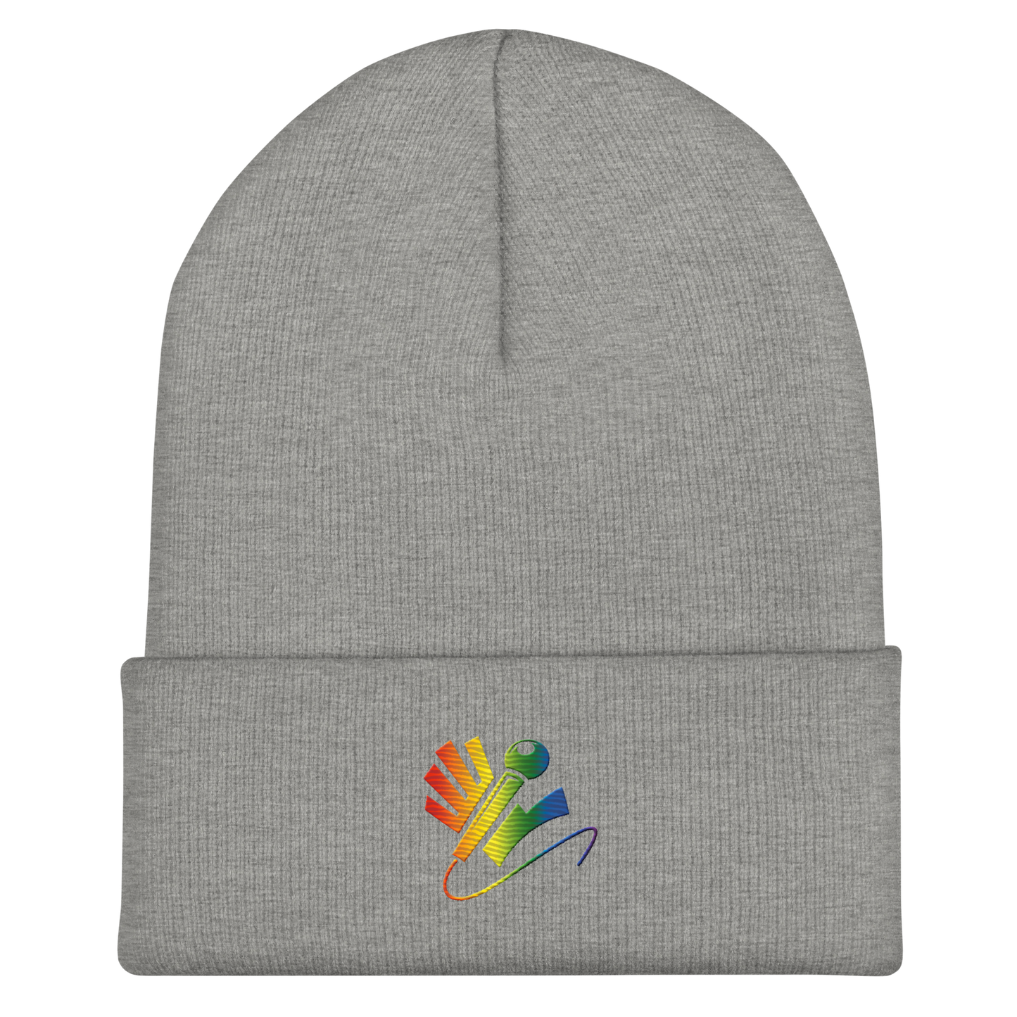 Nazzy Nation Rainbow Cuffed Beanie
