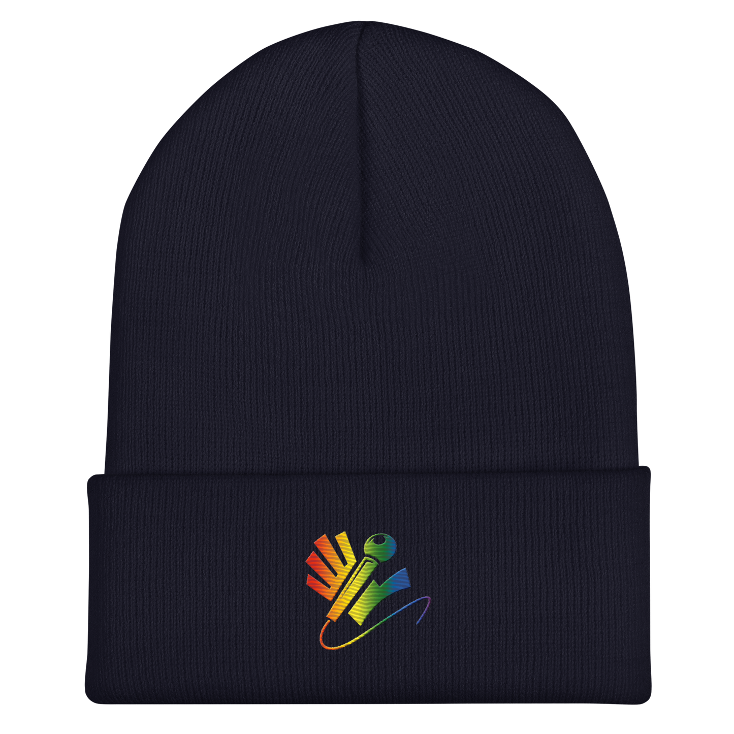Nazzy Nation Rainbow Cuffed Beanie