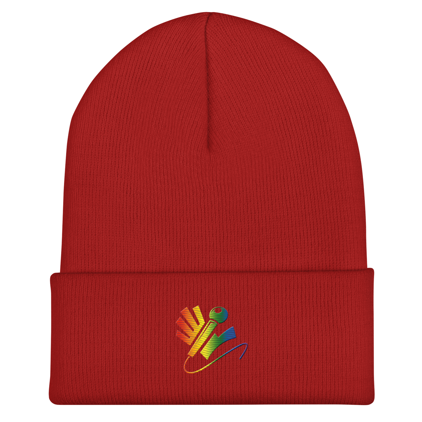 Nazzy Nation Rainbow Cuffed Beanie