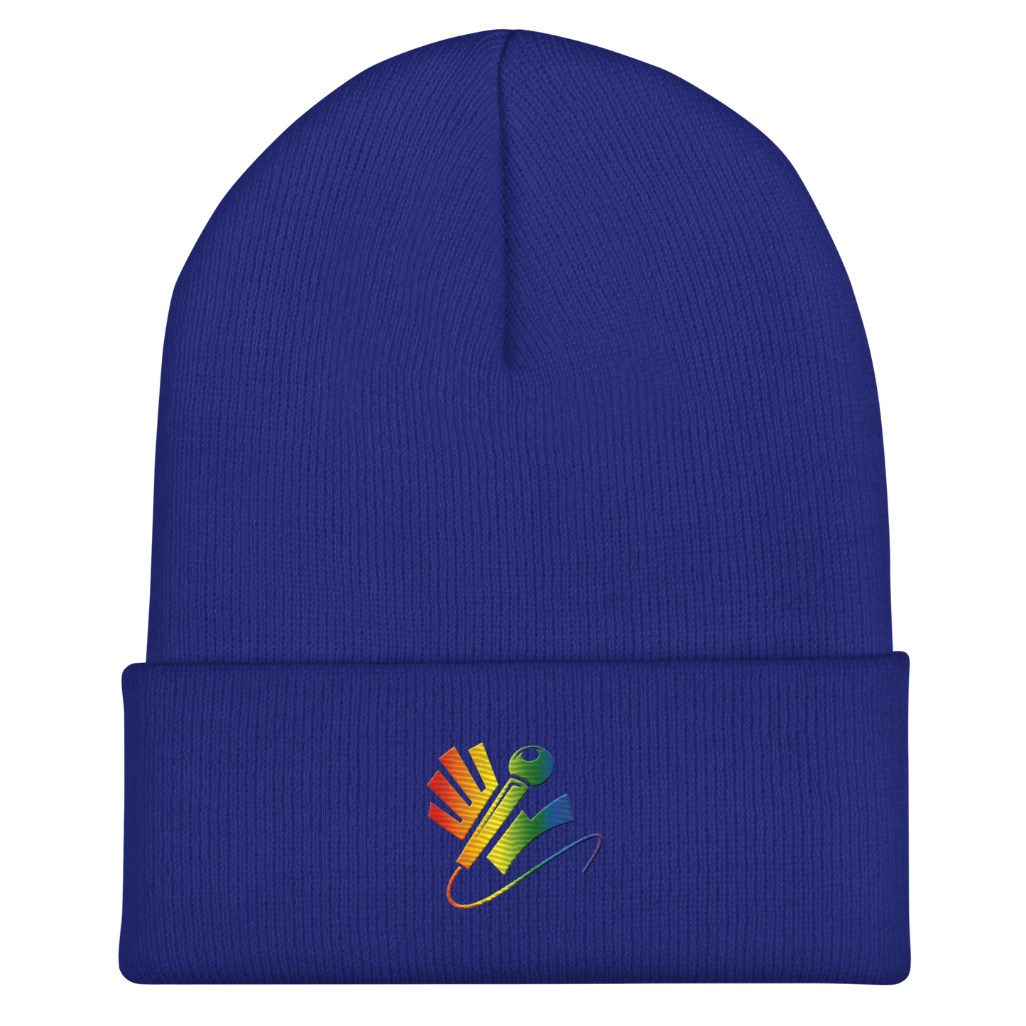 Nazzy Nation Rainbow Cuffed Beanie