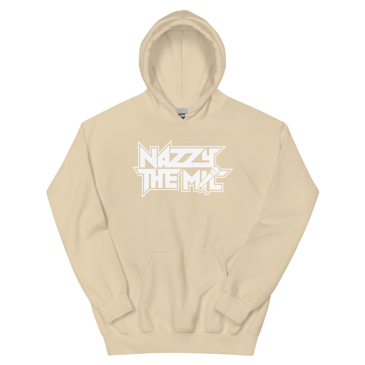 Mic Check Flex (white) Hoodie