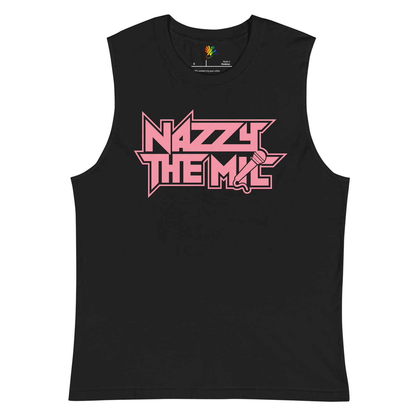 Mic Check Flex Muscle Shirt (pink)