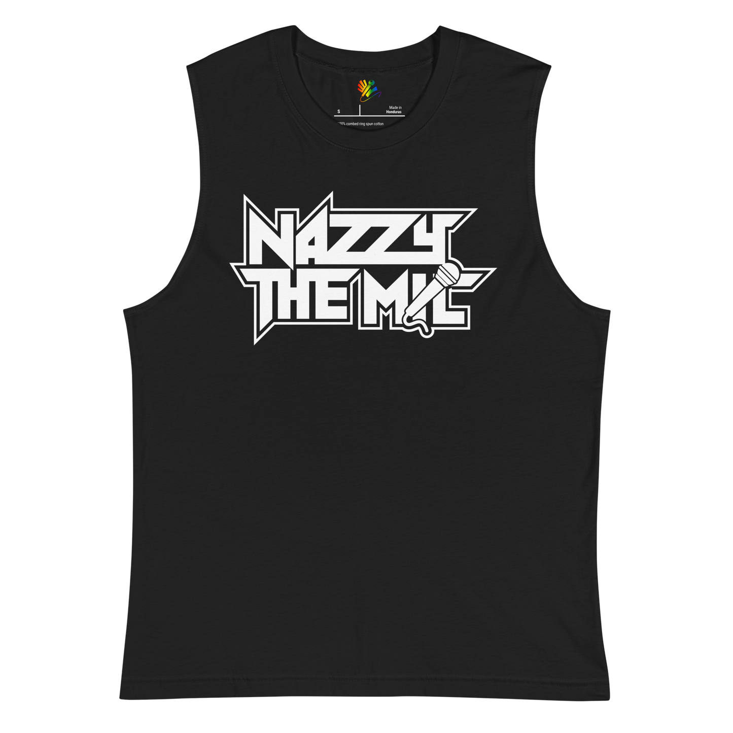 Mic Check Flex Muscle Shirt (white)