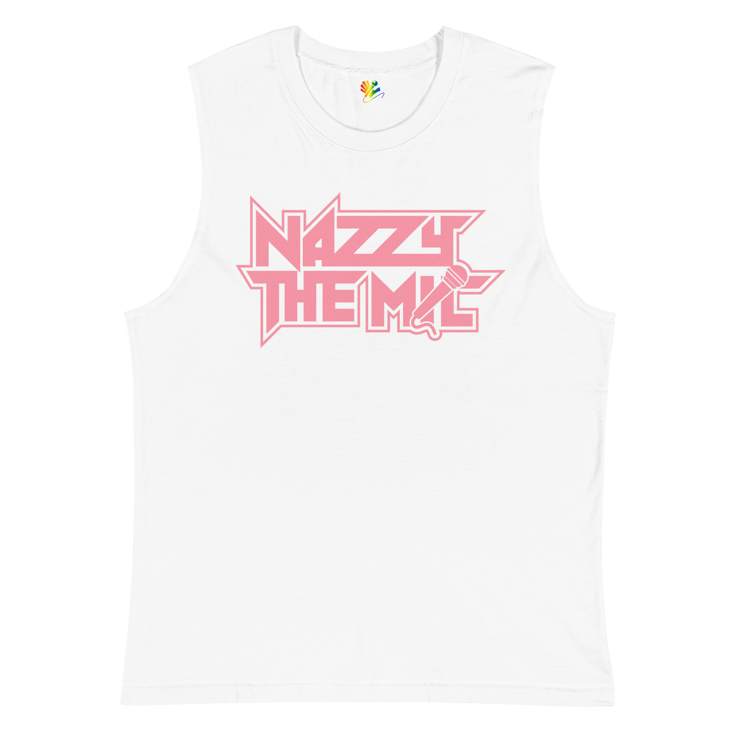 Mic Check Flex Muscle Shirt (pink)