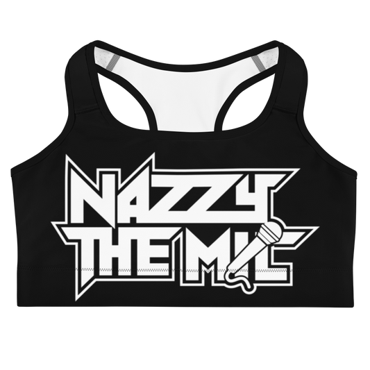 Mic Check Flex Sports Bra (White)