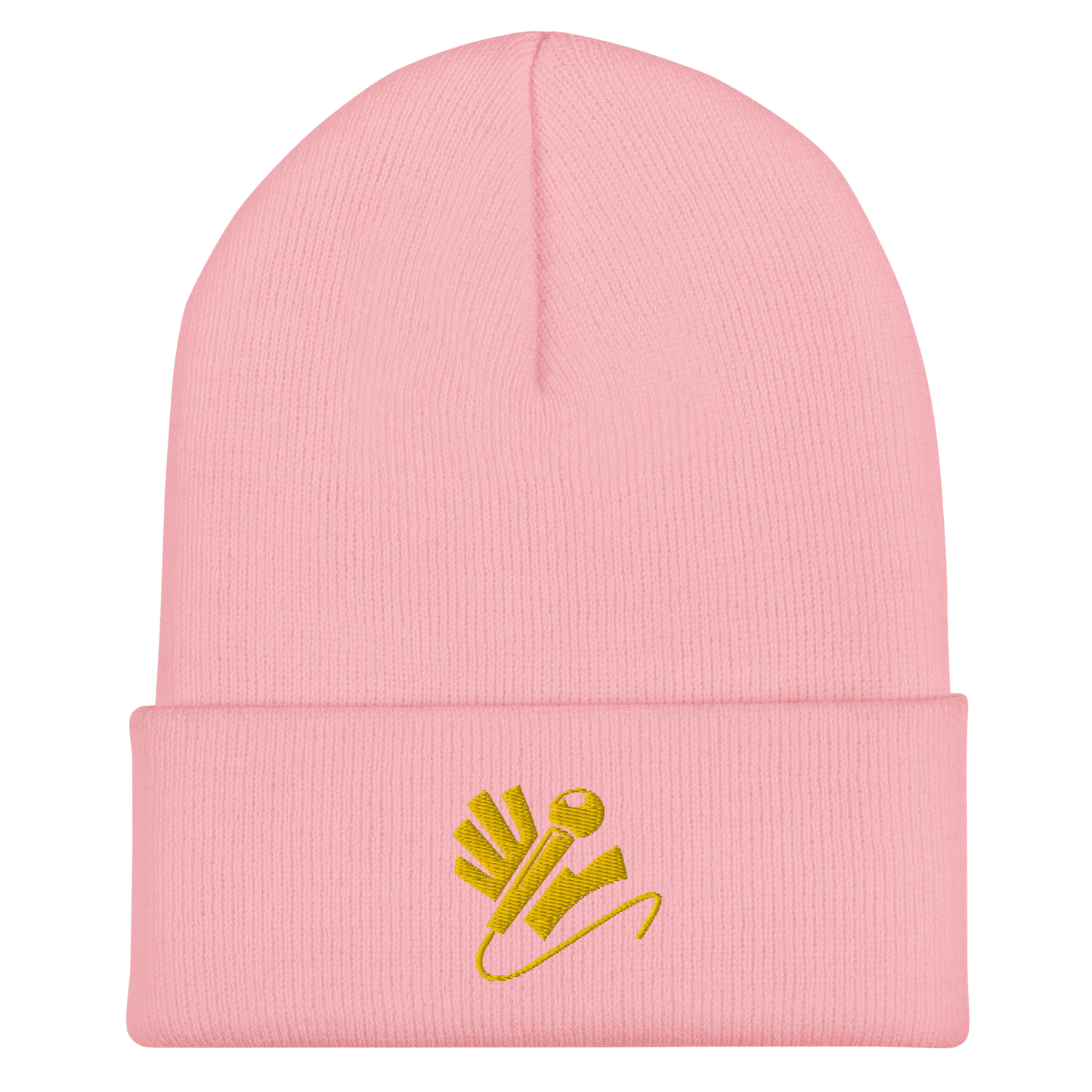 Nazzy Nation Gold Logo Cuffed Beanie