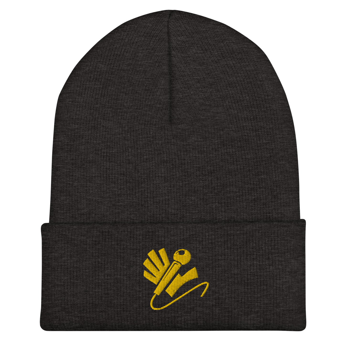 Nazzy Nation Gold Logo Cuffed Beanie