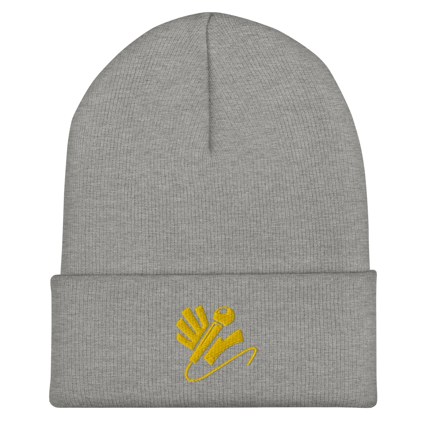 Nazzy Nation Gold Logo Cuffed Beanie