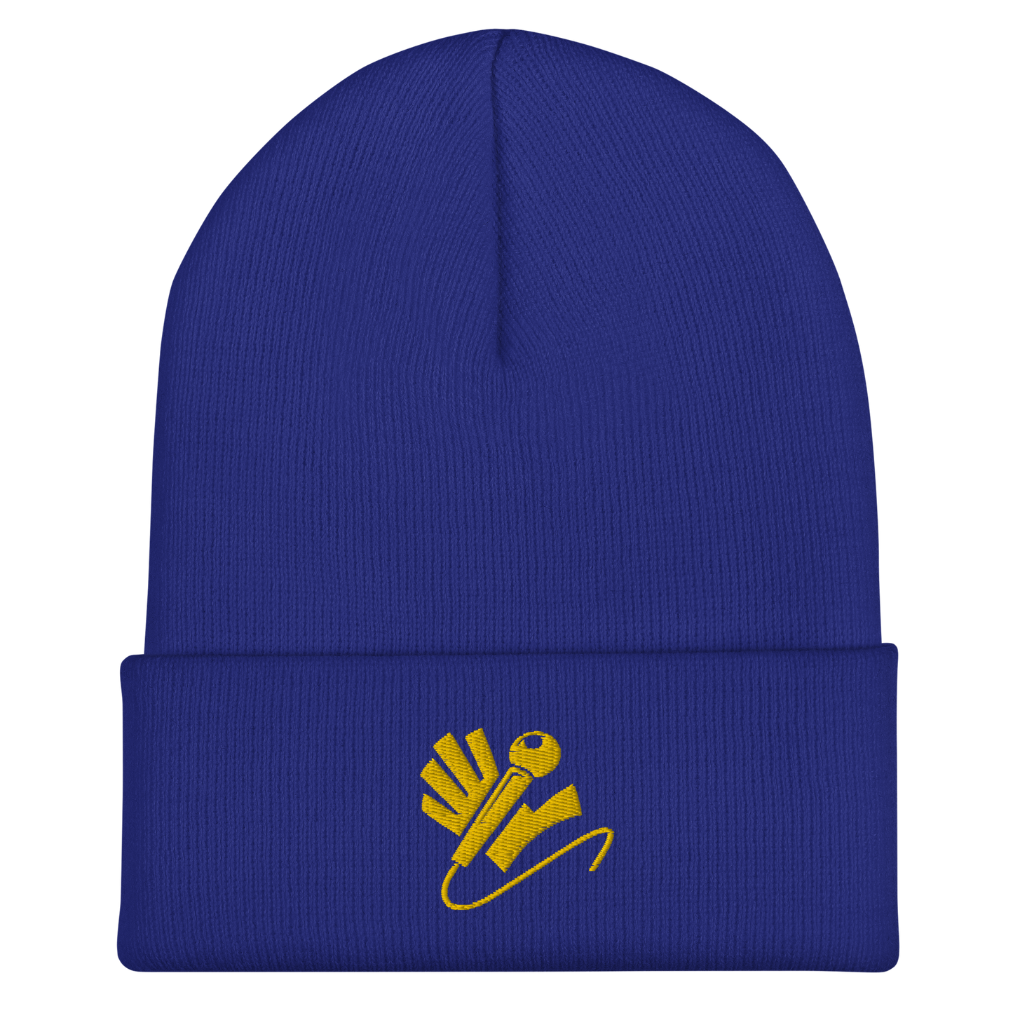 Nazzy Nation Gold Logo Cuffed Beanie